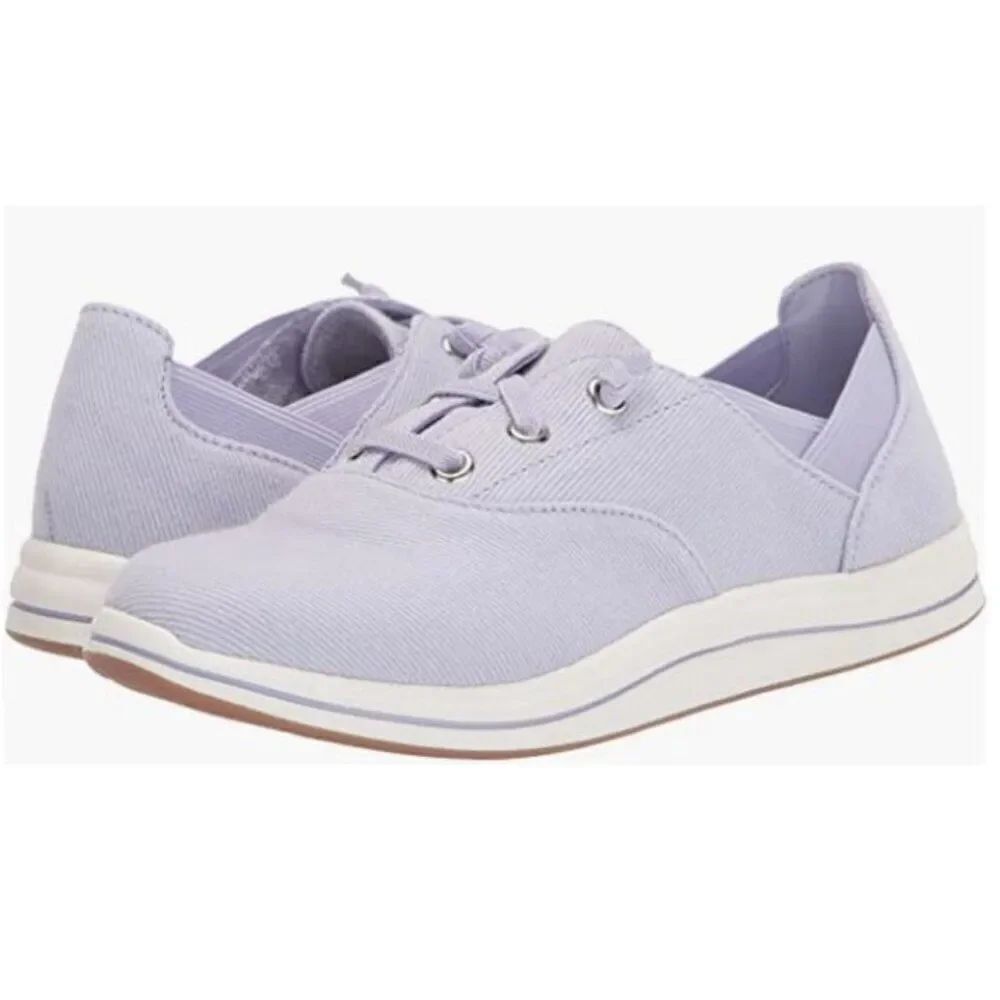 Clarks Cloudsteppers Breeze Ave Sneakers Womens Size 7.5 Lilac Light Purple NEW